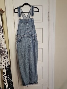 We The Free Light Blue Denim Overalls - Casual Relaxed Fit
